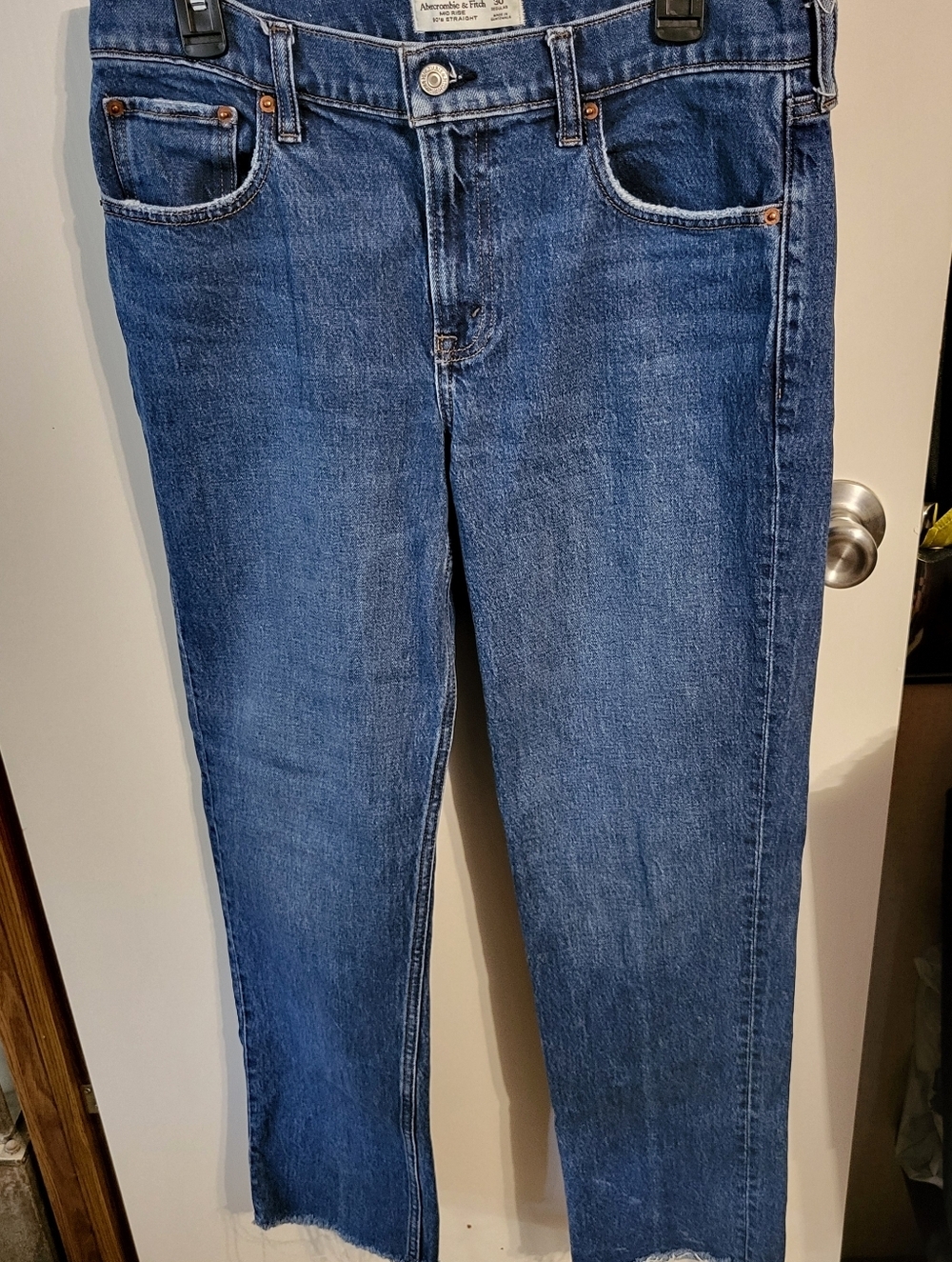 AMBERCROMBIE & FITCH 90's STRAIGHT LEG JEANS SZ 30